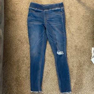Stretchy waistband denim jeans